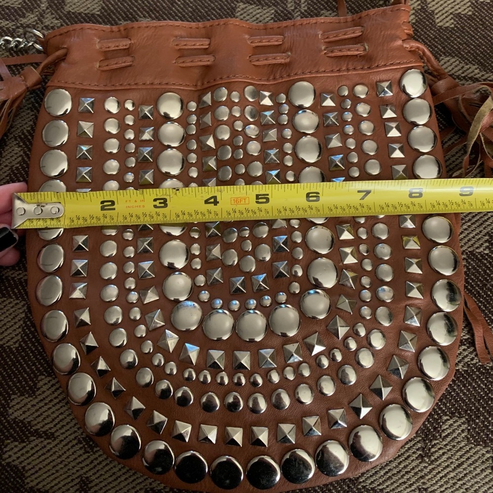 Drawstring Leather Mini Crossbody - image 3